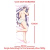 Anime MOERU girl single side pillow(50x150CM)