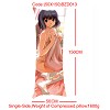 Anime MOERU girl single side pillow(50x150CM)