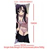 Anime MOERU girl single side pillow(50x150CM)