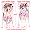 Anime sexy girl double sides pillow(40X100CM)