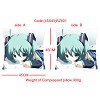 Hatsune Miku double sides pillow(45X45CM)