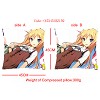 The anime girl double sides pillow(45x45CM)