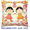 Chibi Maruko chan double sides pillow BZ2623