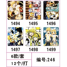 Kagamine mouse pads(6pcs a set)