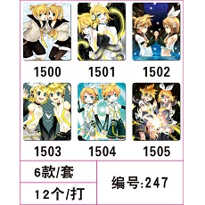 Kagamine mouse pads(6pcs a set)