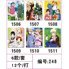 Axis Powers Hetalia mouse pads(6pcs a set)