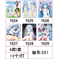 Denpa Onna to Seishun Otoko mouse pads(6pcs a set)