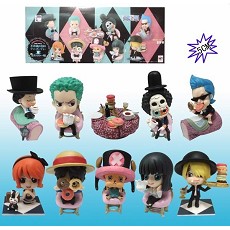 One piece figures(9pcs a set)