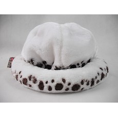 One piece law plush hat（black）