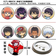 Gintama pins(8pcs a set)X171