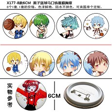 Kuroko no Basuke pins(8pcs a set)X177