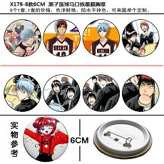 Kuroko no Basuke pins(8pcs a set)X178