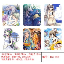 SUMMER GIRL mouse pads(6pcs a set)BSD068