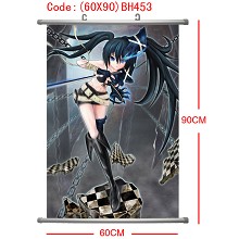 Black rock shooter wallscroll(60×90)BH453