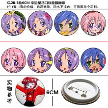 Lucky star pins(8pcs a set)X128