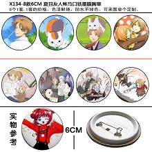 Natsume Yuujinchou pins(8pcs a set)X134