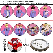 Ouran High School Host Club pins(8pcs a set)X135