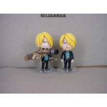 One piece sanji figure dolls(2pcs a set)