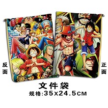 One piece documents bag