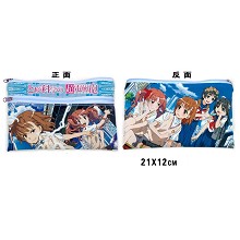 Toaru Kagaku no rail gun pen bag