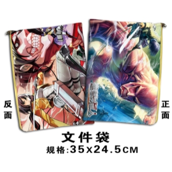 Shingeki no Kyojin documents bag