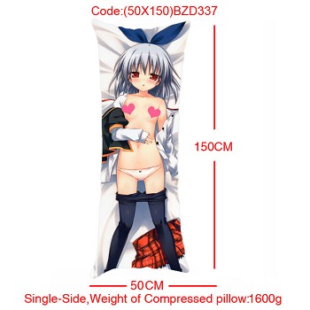 The anime girl single side pillow(50X150)BZD337