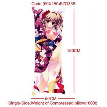 The anime girl single side pillow(50X150)BZD338