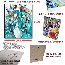 Hatsune Miku woodblock print(20X25)MBH002