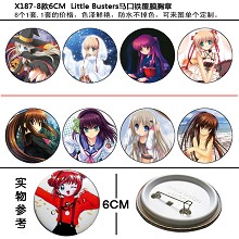 Little Busters pins(8pcs a set)X187