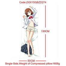 Toaru Kagaku no rail gun single side pillow(50X150...