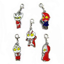 Ultraman key chains set