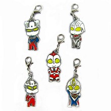 Ultraman key chains set