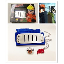 Naruto cos headband+ring+necklace