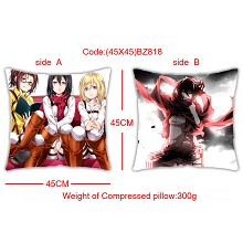 Attack on Titan double side pillow(45X45)BZ818
