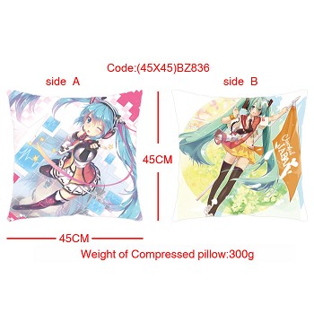 Hatsune Miku double sides pillow(45X45)BZ836