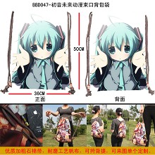 Hatsune Miku drawstring bag BBD047