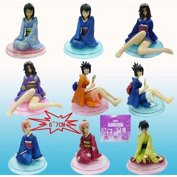 MH Naruto anime figures(9pcs a set)