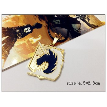 Attack on Titan necklace(gold)