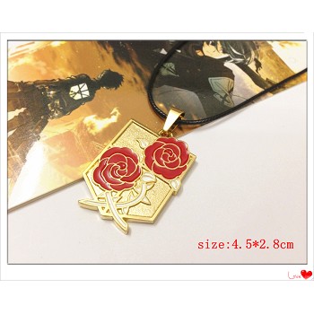 Attack on Titan necklace(gold)