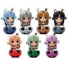 WAGA anime figures(7pcs a set)