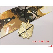 Attack on Titan necklace(gold)