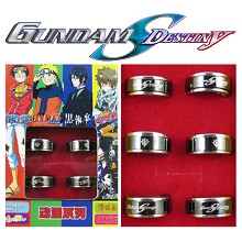 Gundam rings(6pcs a set)