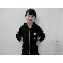 Black rock shooter anime hoodie