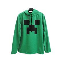 Minecraft green long sleeve hoodie