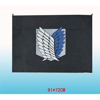 Attack on Titan cos flag