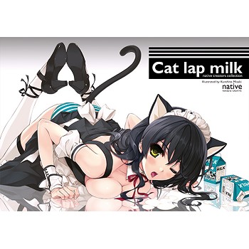 NATIVE CAT LAP MILK anime figure