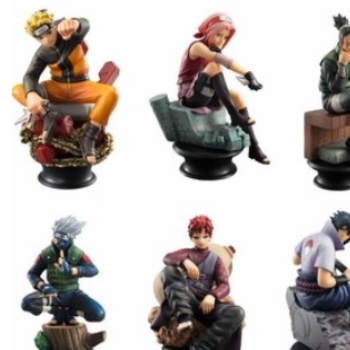 MegaHouse MH Naruto anime figures(6pcs a set)