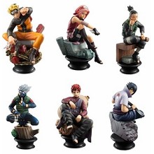 MegaHouse MH Naruto anime figures(6pcs a set)