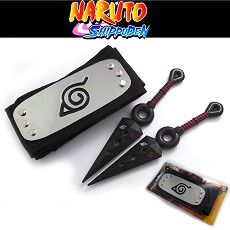 Naruto cos headband+ weapons