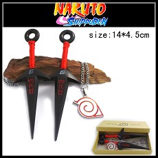 Naruto cos weapons + necklace